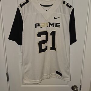 Nike Men's Coach Prime #21 Deion Sanders 2.0 White Jersey Medium